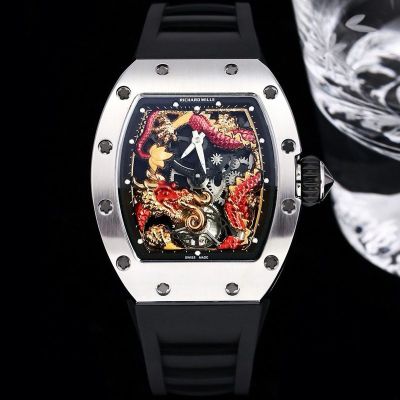 Richard Mille RM057 Silver steel case diameter 50mm Watch